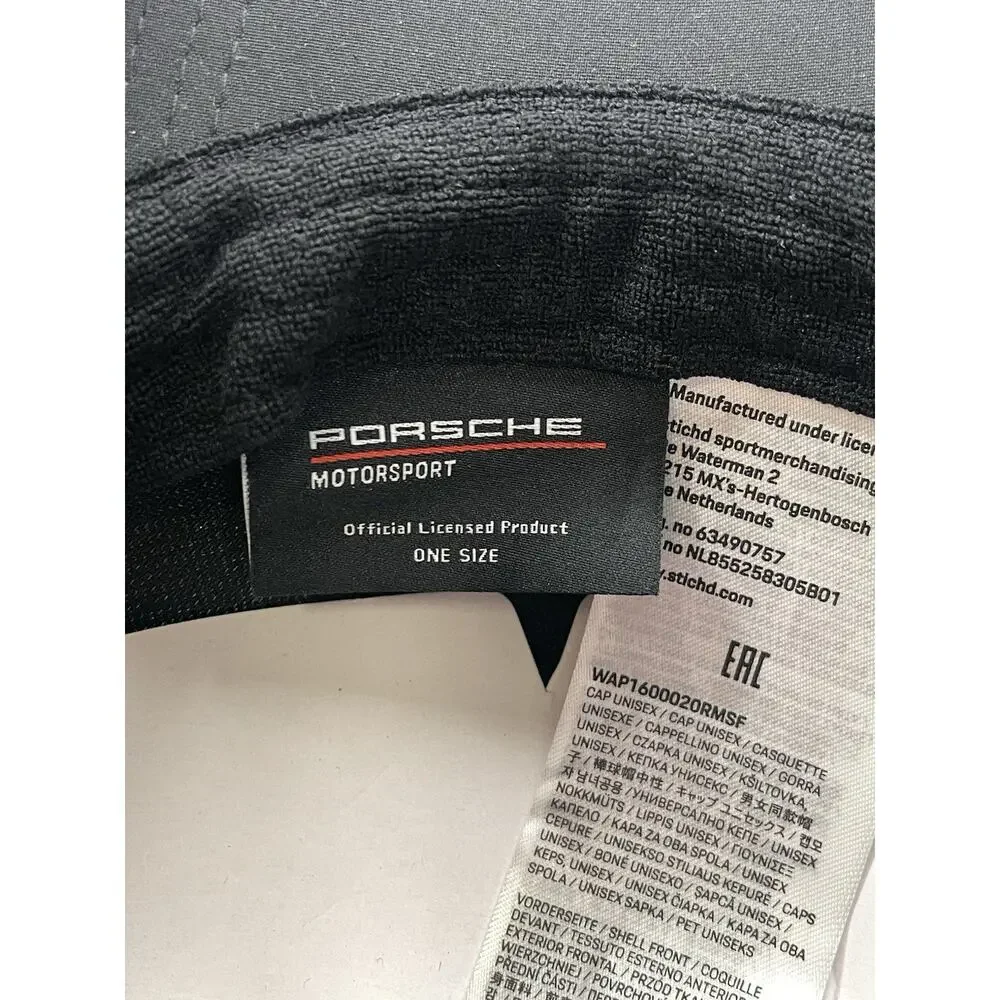 Genuine Porsche Motorsport Fanwear Cap Black Baseball Cap